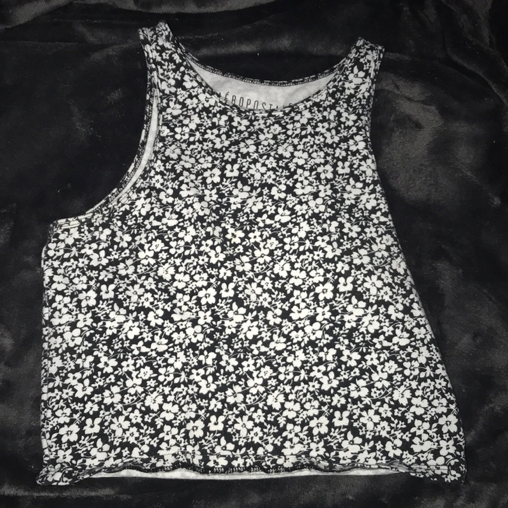 Aeropostale Floral Crop Top